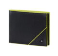 Black/Lime A185 | Samsonite Edgy SLG pánská peněženka KSO-015