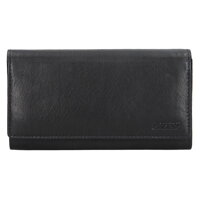 Lagen dámská kožená peněženka V-62 | Černá