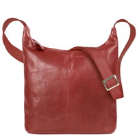 Saccoo Fundo kožená kabelka | Červená