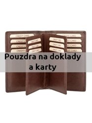 Pouzdra na doklady a karty