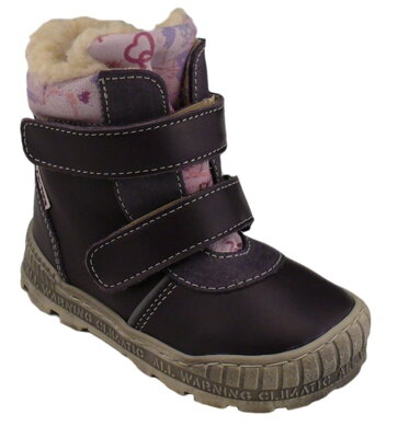 dětské zimní boty Pegres 1702 - suchý zip vel. 20 - 34