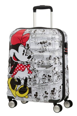 American Tourister Wavebreaker Disney spinner 55 Minnie comics cestovní kufr