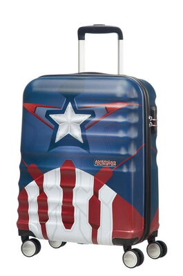 American Tourister Wavebreaker Marvel spinner 55 Captain America cestovní kufr