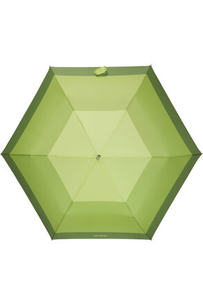 Geometric Green Print A700 | Samsonite Rain Pro 3 sect. ultra mini flat manuální deštník