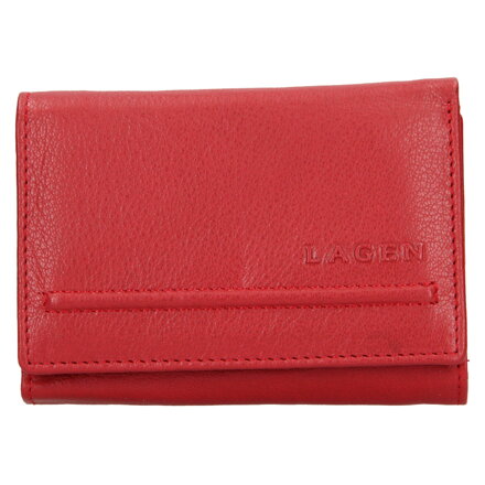 Lagen LM-2520 dámská kožená peněženka | Červená