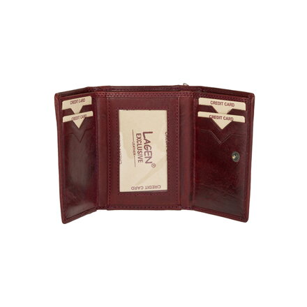 Lagen dámská kožená peněženka LM-2521 | Červená