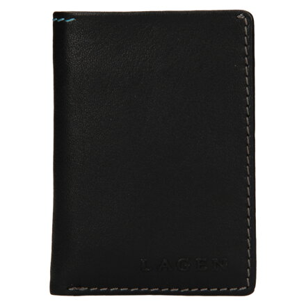 Lagen malá kožená peněženka TP-810 | Černá