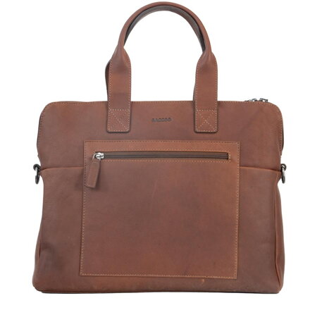 Saccoo kožená brašna na notebook 15,6"