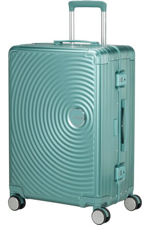 Dusty Turquoise A644 | American Tourister Soundbox Alu spinner 68