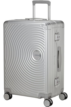 American Tourister Soundbox Alu spinner 68 cestovní kufr