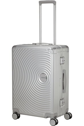 American Tourister Soundbox Alu spinner 68 cestovní kufr