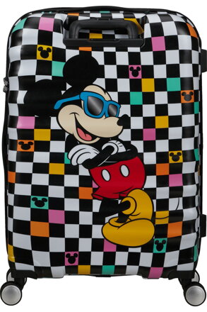 American Tourister Wavebreaker Disney FL spinner 67 Mickey Check cestovní kufr