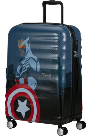 American Tourister Wavebreaker Marvel FL spinner 67 Captain America cestovní kufr