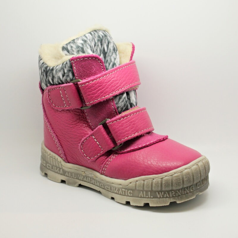 Pegres 1702 dětské zimní boty na suchý zip vel. 20 - 34