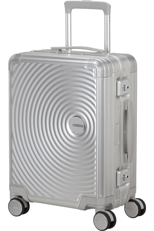 American Tourister Soundbox Alu spinner 55 cestovní kufr