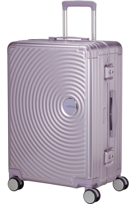 American Tourister Soundbox Alu spinner 68 cestovní kufr