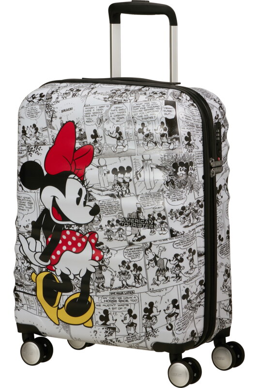 American Tourister Wavebreaker Disney FL spinner 55 Minnie comics cestovní kufr