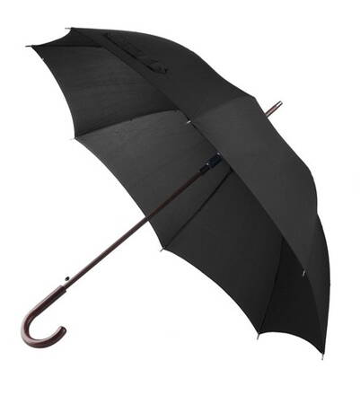 Samsonite Wood Classic automatický holový deštník