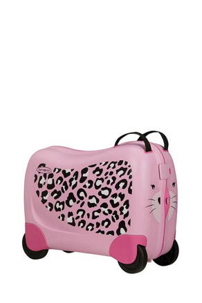 Samsonite Dream Rider leopardice L. dětský kufr a odrážedlo