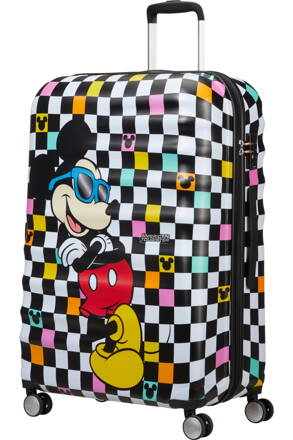 American Tourister Wavebreaker Disney spinner 77 Mickey Check cestovní kufr